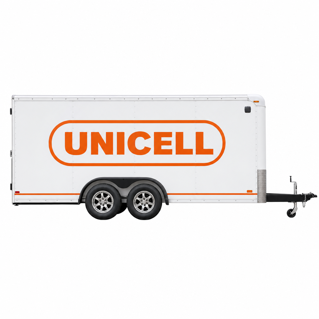 Unicell 6x16 enclosed cargo trailer